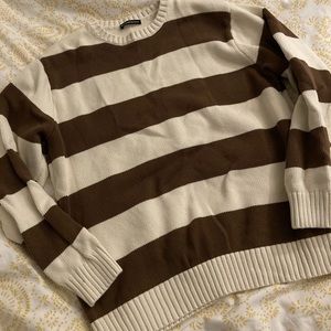 BRIANNA COTTON THICK STRIPE SWEATER